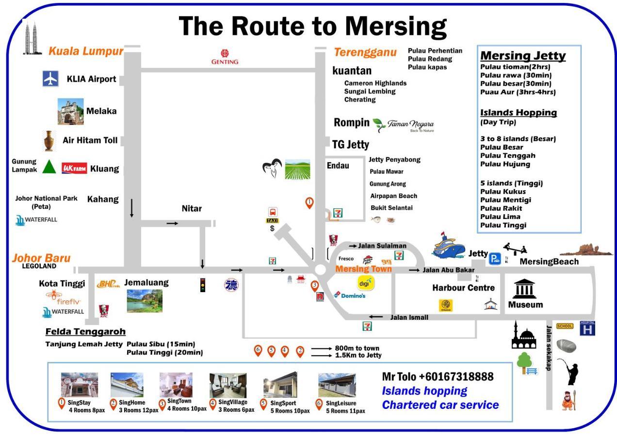 Singhome Holiday House Mersing Zewnętrze zdjęcie