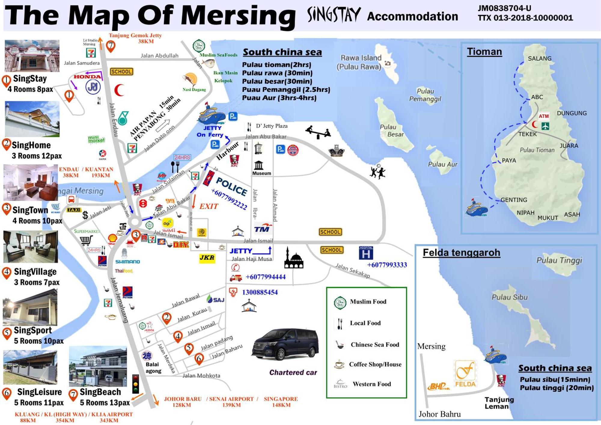 Singhome Holiday House Mersing Zewnętrze zdjęcie